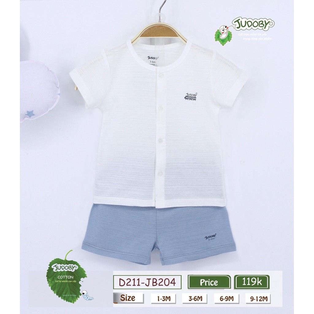 Judoby - Bộ ss cài giữa thông hơi siêu mềm