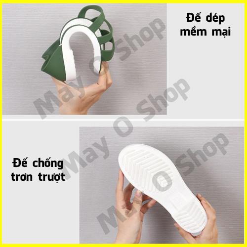 Dép Đế Bệt Nữ, Giày Thoáng Mát Đi Biển Mùa HèThời Trang Hàn Quốc Đẹp Giá Rẻ 6020 May O Shop