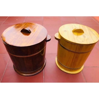 thùng đựng gạo 10kg gỗ thông