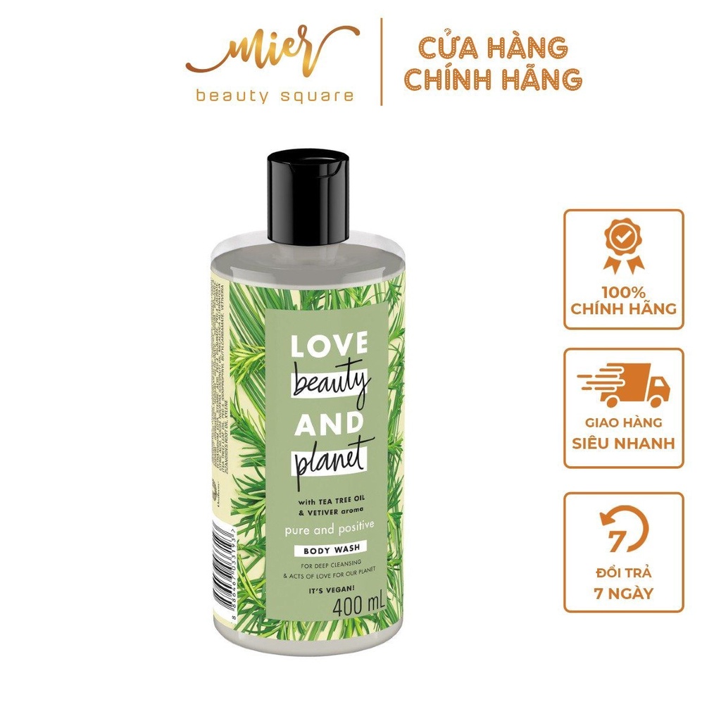 Sữa Tắm Love Beauty And Planet Thanh Lọc Da 400ml