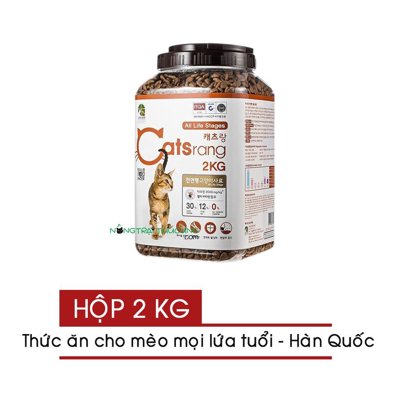 Hạt cho mèo Hàn Quốc Catsrang hộp 2kg