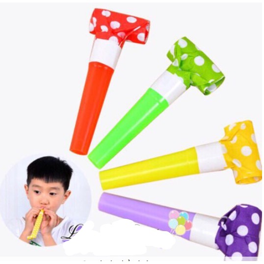 KÈN LƯỠI CHO BÉ THỔI SINH NHẬT (SET 5 CÁI- 10 CÁI)