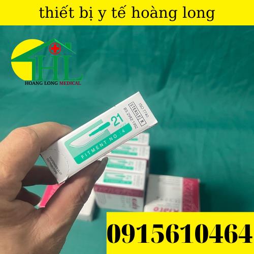 Lưỡi dao mổ Ấn Độ KIATO các số 10, 11, 12,15, 20 ,21,22 hộp 100 cái