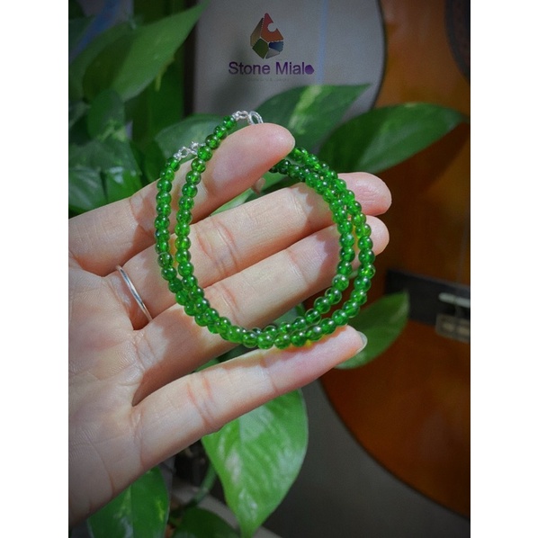Vòng đeo tay Diopside cho mệnh Mộc Hoả