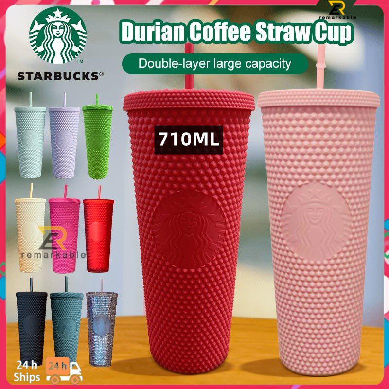 Máy Tính Kim Cương Sáng Bóng Nữ Thần 710Ml Mùa Hè Tumbler Nước Lạnh Cốc Có Ống Hút Nhựa 2 Lớp Sầu Riêng Cà Phê có Logo