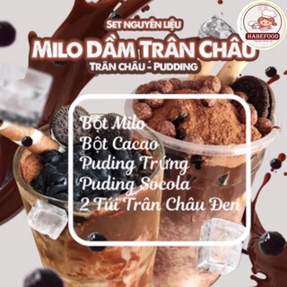 Milo dầm trân châu siêu ngon
