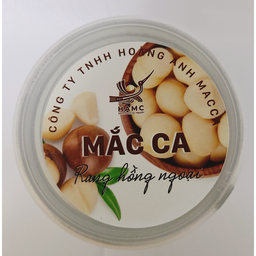 Hạt macca loại vỏ mỏng nhân nhiều hộp thiếc 250gr