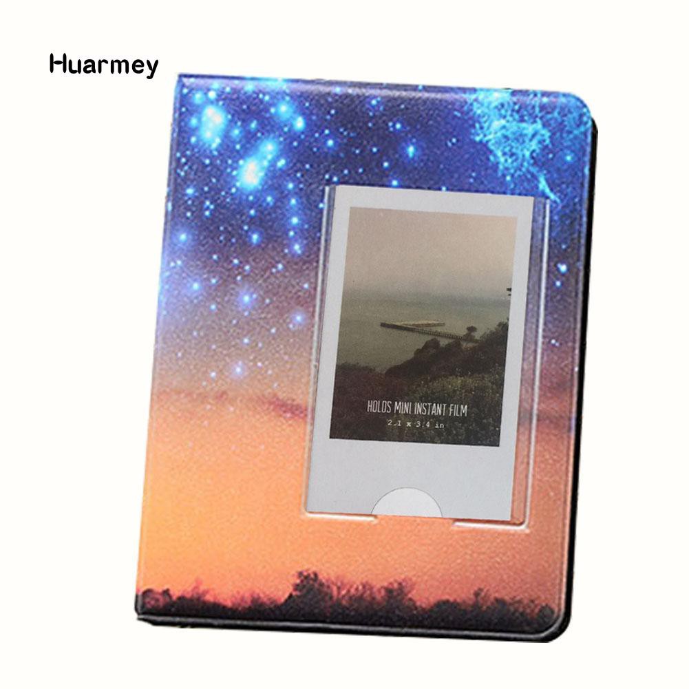 Quyển Album Ảnh 32 Ngăn 5 Inch Hình Bầu Trời Sao Fujifilm Instax