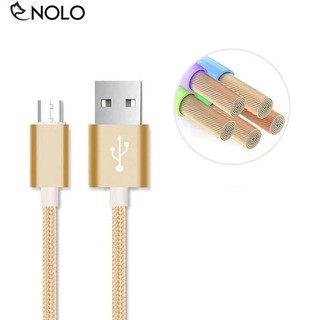 Cáp sạc Android Micro USB Lightning bọc dù cao cấp