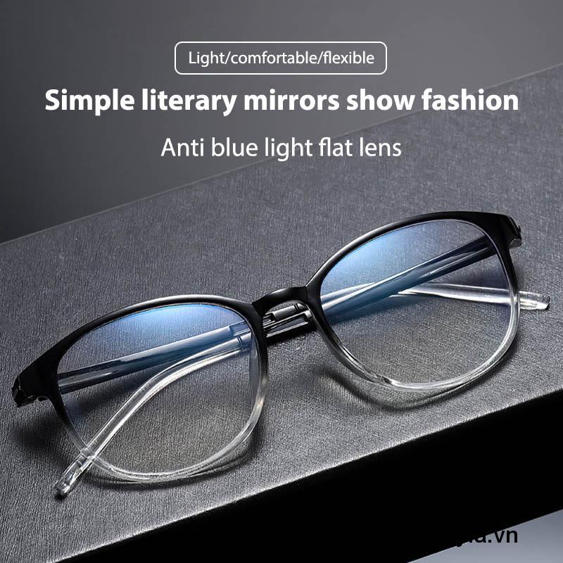 Mắt Kính Quang Học Chống Ánh Sáng Xanh Gọng Lớn Thời Trang Unisex