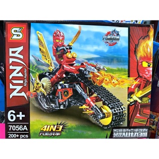 Ninjago_LEGO NINJA và SIÊU XE CHIẾN ĐẤU ( 200 mảnh)