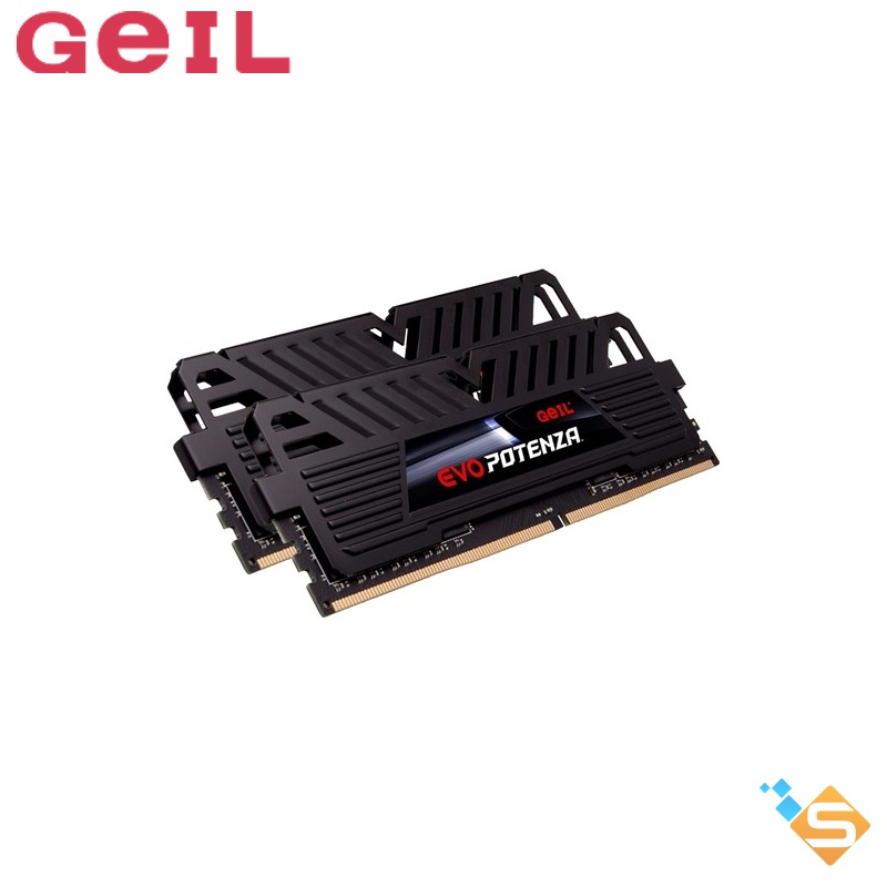 Ram PC GEIL EVO Potenza 8GB (1x8GB) DDR4 bus 2666MHz CL16 Black - Bảo Hành Chính Hãng 3 Năm