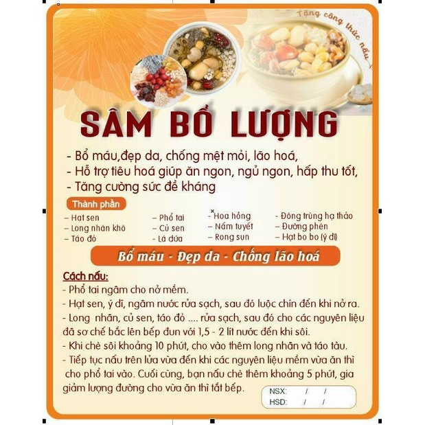 Chè Sâm Bổ Lượng