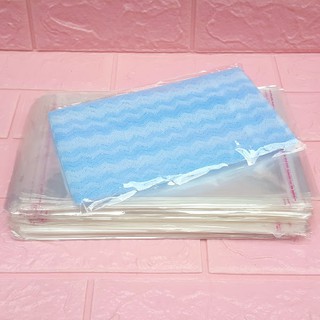 500g Túi Opp dán mép 14x20cm (+ 4cm) - Túi ni lông băng keo dán miệng - Bao nilon dán miệng