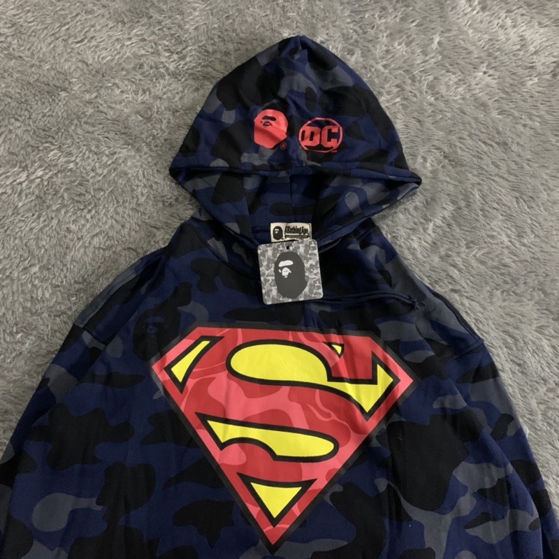 Áo Hoodie Bape Bathing Ape X Dc In Họa Tiết Rằn Ri | WebRaoVat - webraovat.net.vn