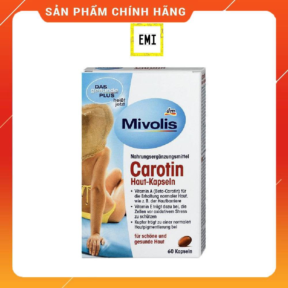 Sản phẩm Chống Nắng Carotin Mivolis Bảo Vệ Làn Da của Đức - Đủ bill