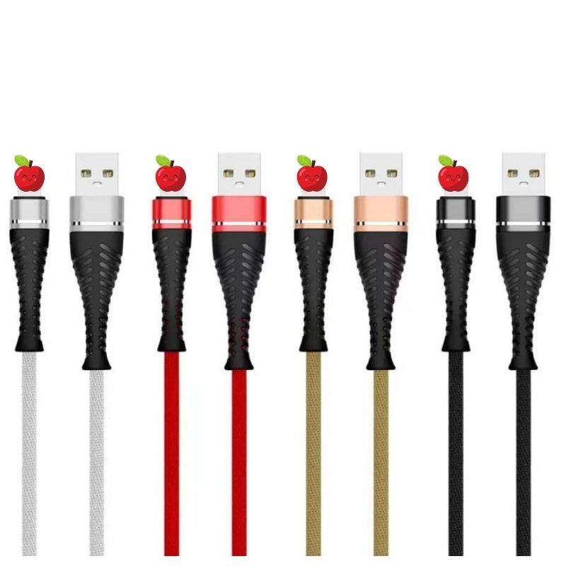 Dây sạclP, Cáp sạc lPM34 dùng cho các dònglP và tai nghe bluetooth , Bọc dù siêu bền dài 1m