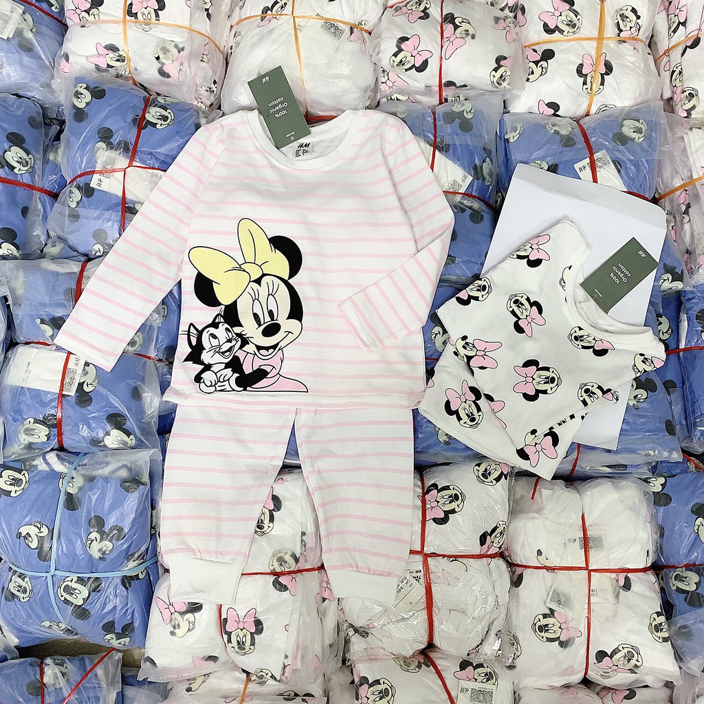 SET 2 BỘ THUN MINNIE BÉ GÁI HM