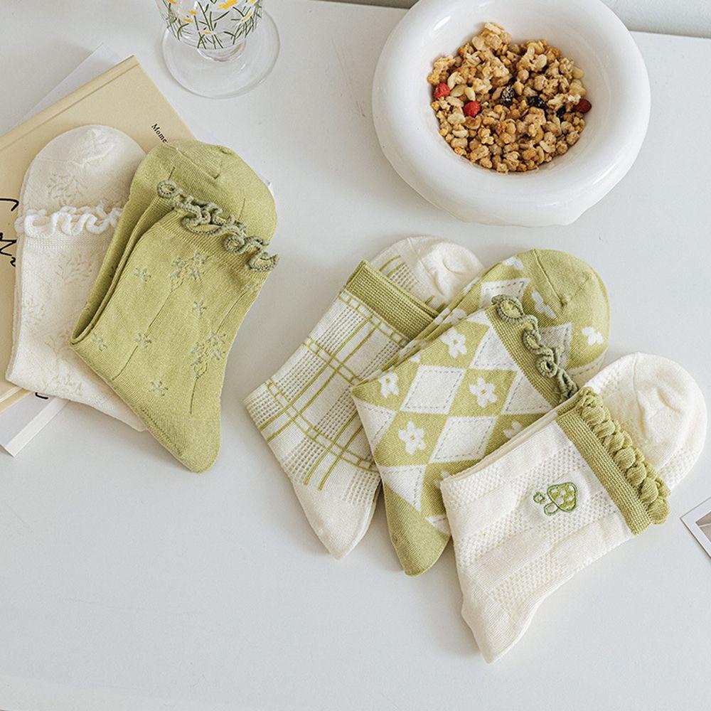 Vớ Cotton Ngắn Thoải Mái Thời Trang Harajuku Nhật Bản Cho Nữ