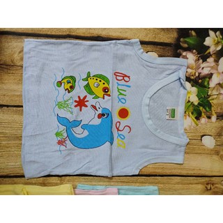 Set 5 áo ba lỗ đủ màu cho bé bosinis