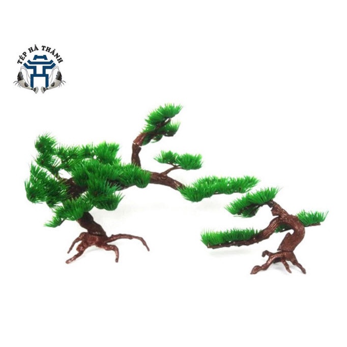 Cây Nhựa Dáng Bonsai Trang Trí Bể Cá Cảnh