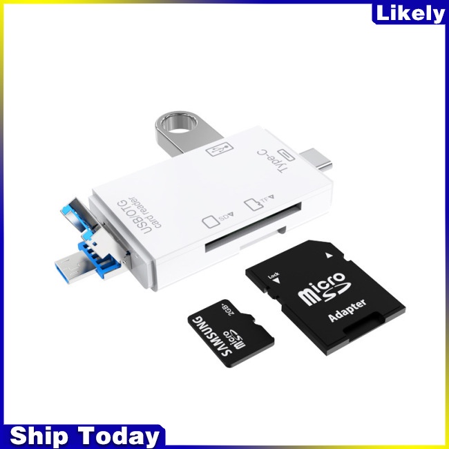 Đầu Đọc Thẻ Nhớ Usb 2.0 Type C Đa Năng Tiện Dụng