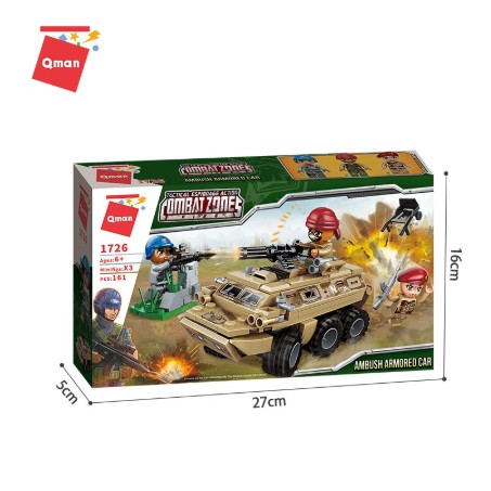 QMAN1726 - BỘ LẮP RÁP LEGO XE BỌC THÉP MAI PHỤC