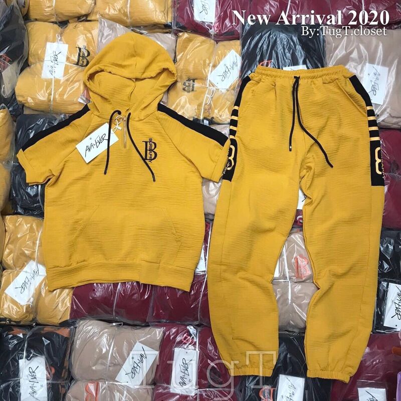 Bộ mũ chữ thể thao bo gấu