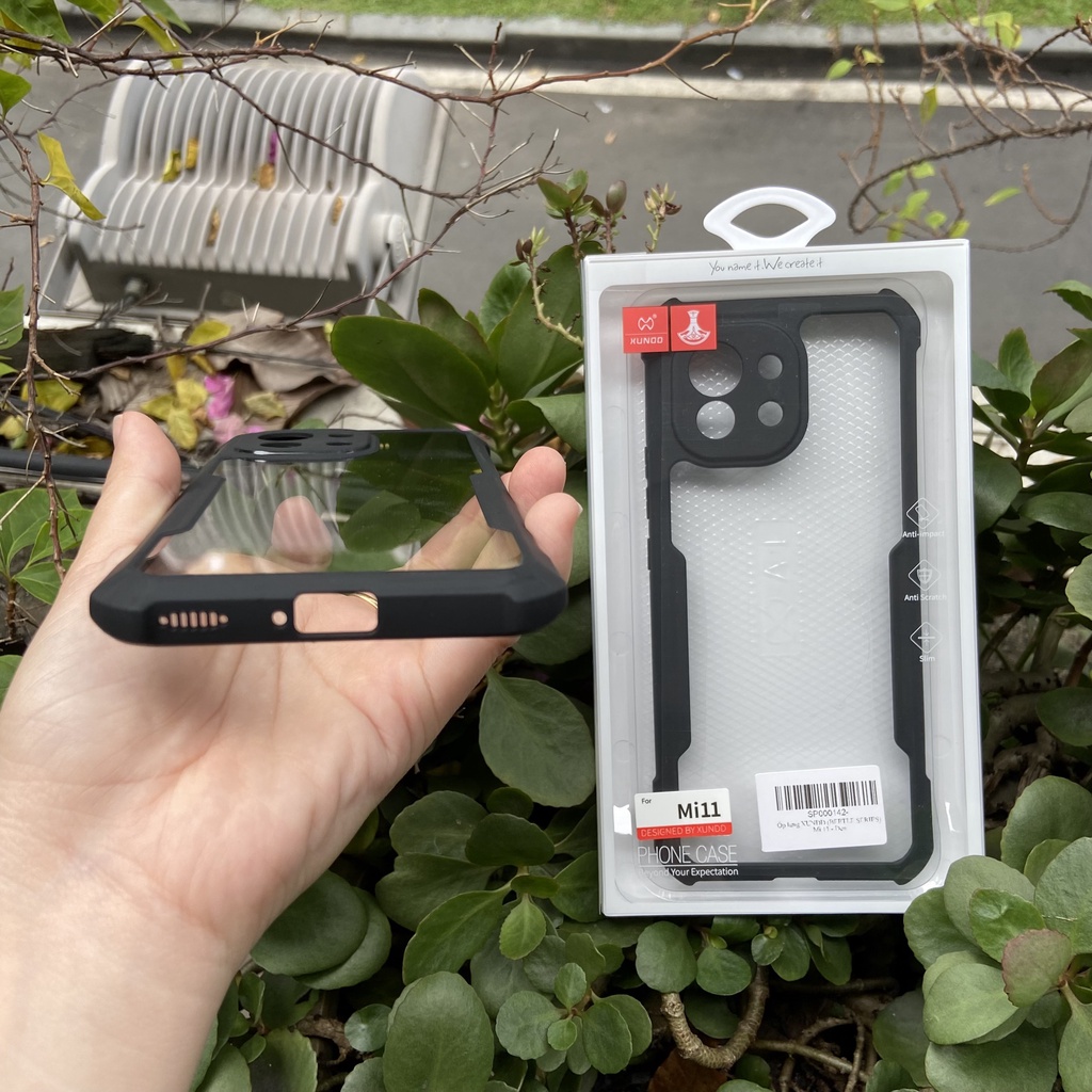 [Hỏa Tốc HCM] Ốp lưng XUNDD Xiaomi Mi 11/ Mi 11 Pro/ Mi 11 Ultra - Chống sốc, Viền TPU, Mặt lưng trong