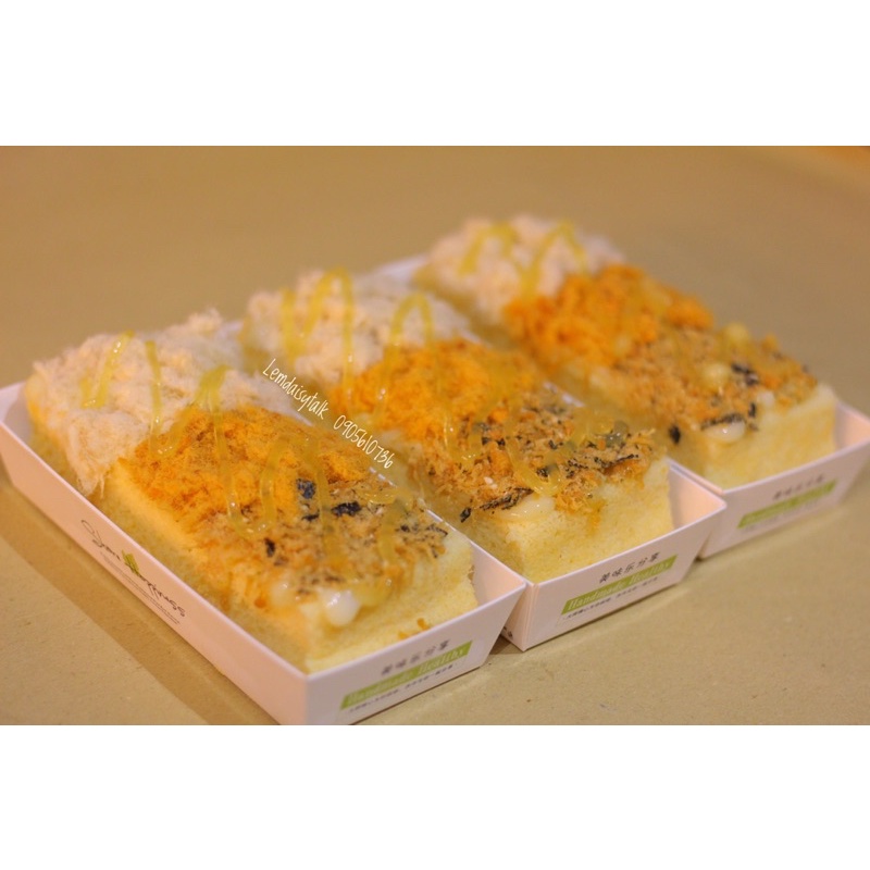 Bánh Bông Lan 3 vị chà bông Rong Biển