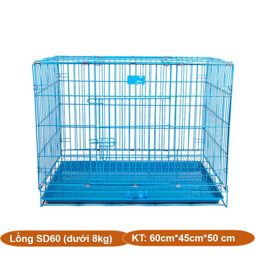 2 loại Chuồng Lồng /cũi chó mèo sd60 dưới 8kg (45x60cm, cao 50cm) hanpet 388 sơn tĩnh điện