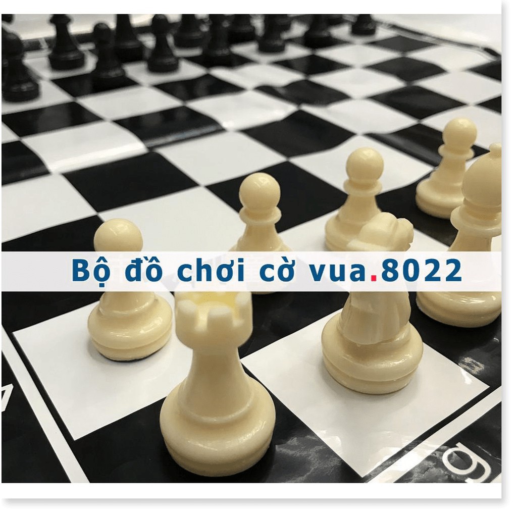 Bộ cờ vua SALE ️ Bộ đồ chơi cờ vua cho bé giúp bé phát triển - Cờ vua từ tính gấp gọn tiêu chuẩn quốc tế 8022