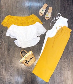 Set bẹt vai quần thô