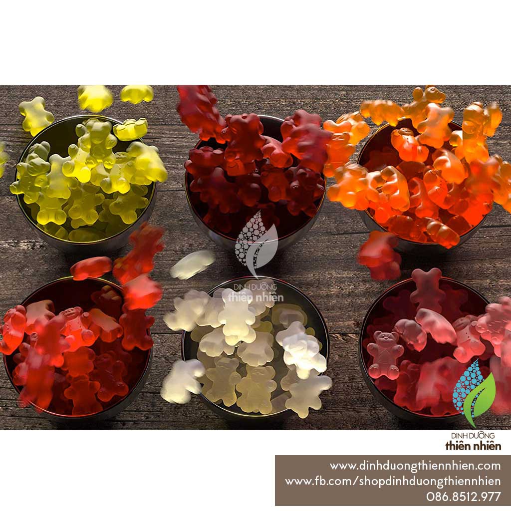 Kẹo Dẻo Hữu Cơ Hình Gấu Black Forest Organic Gummy Bears