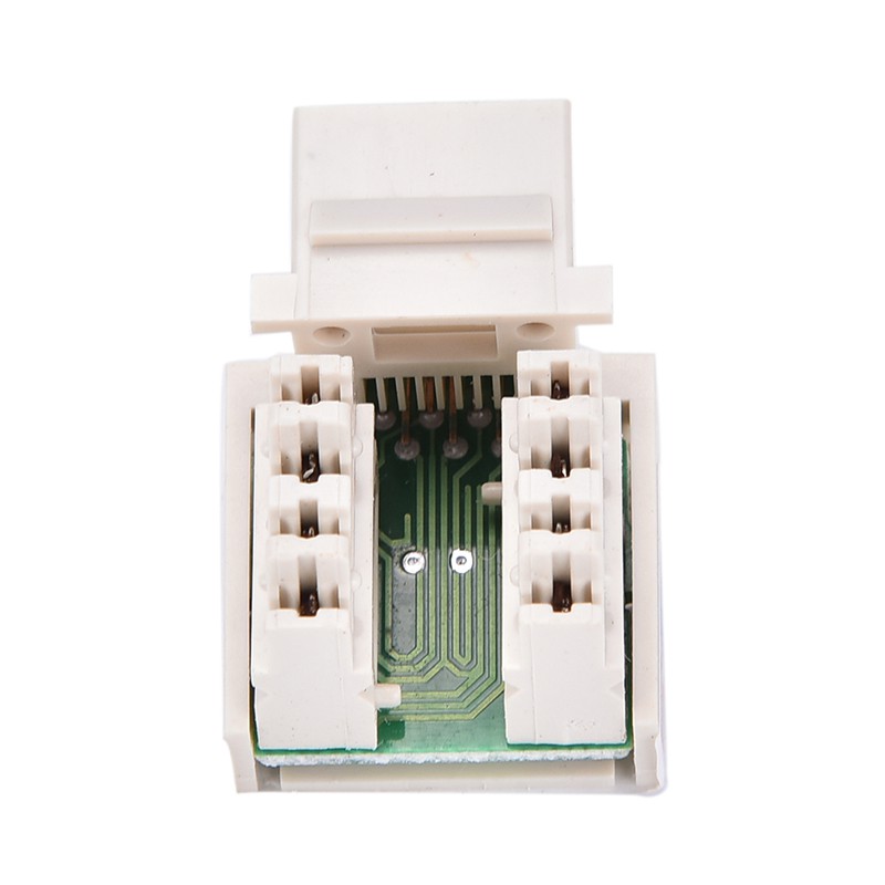 Giắc Cắm Nối Thẳng RJ45 CAT5 Mạng Ethernet RJ45 CAT5 Màu Trắng  Mới