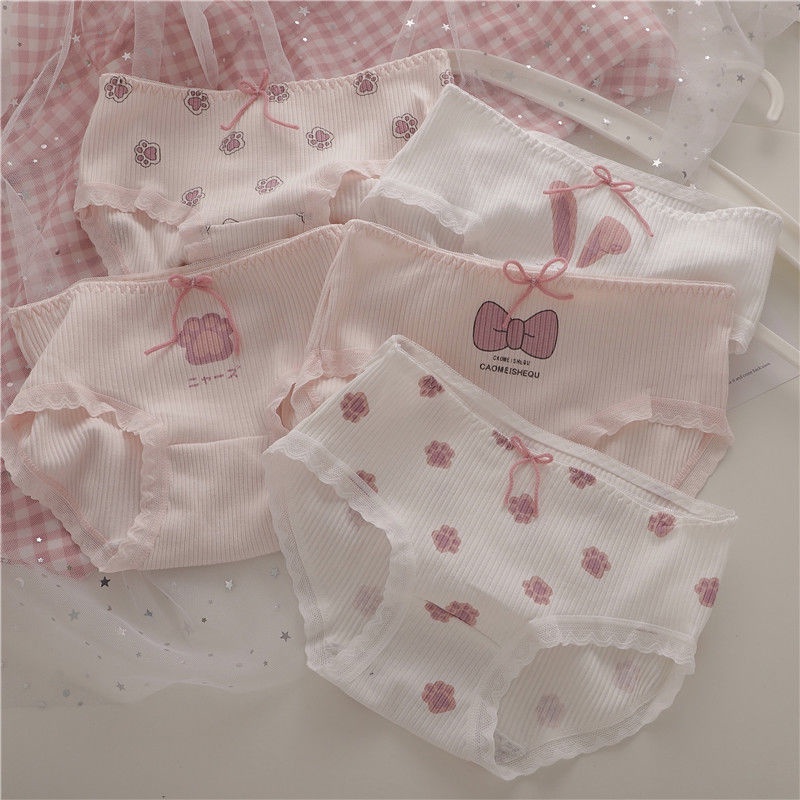 Quần lót nữ cotton giấy siêu mềm chân cún 3125