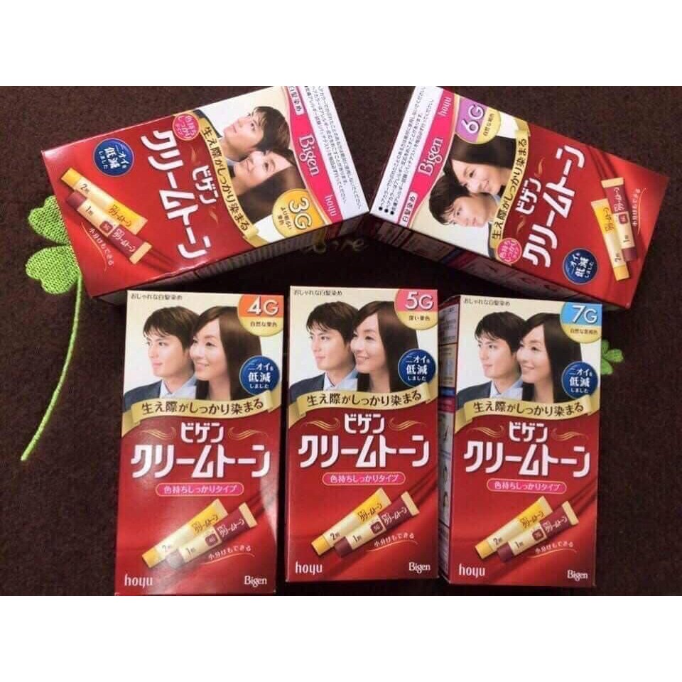 Nhuộm tóc Bigen Nhật