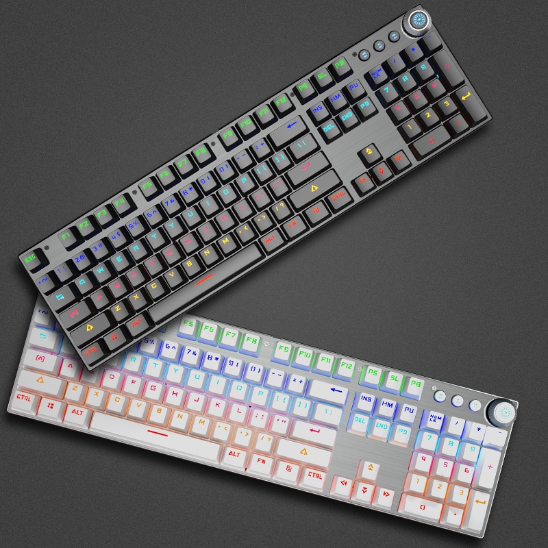 [Mã SKAMSALE03 giảm 10% đơn 200k] Bàn phím cơ Gaming Leaven K990 - LED RGB - chống nước - chống bụi - Blue Switch