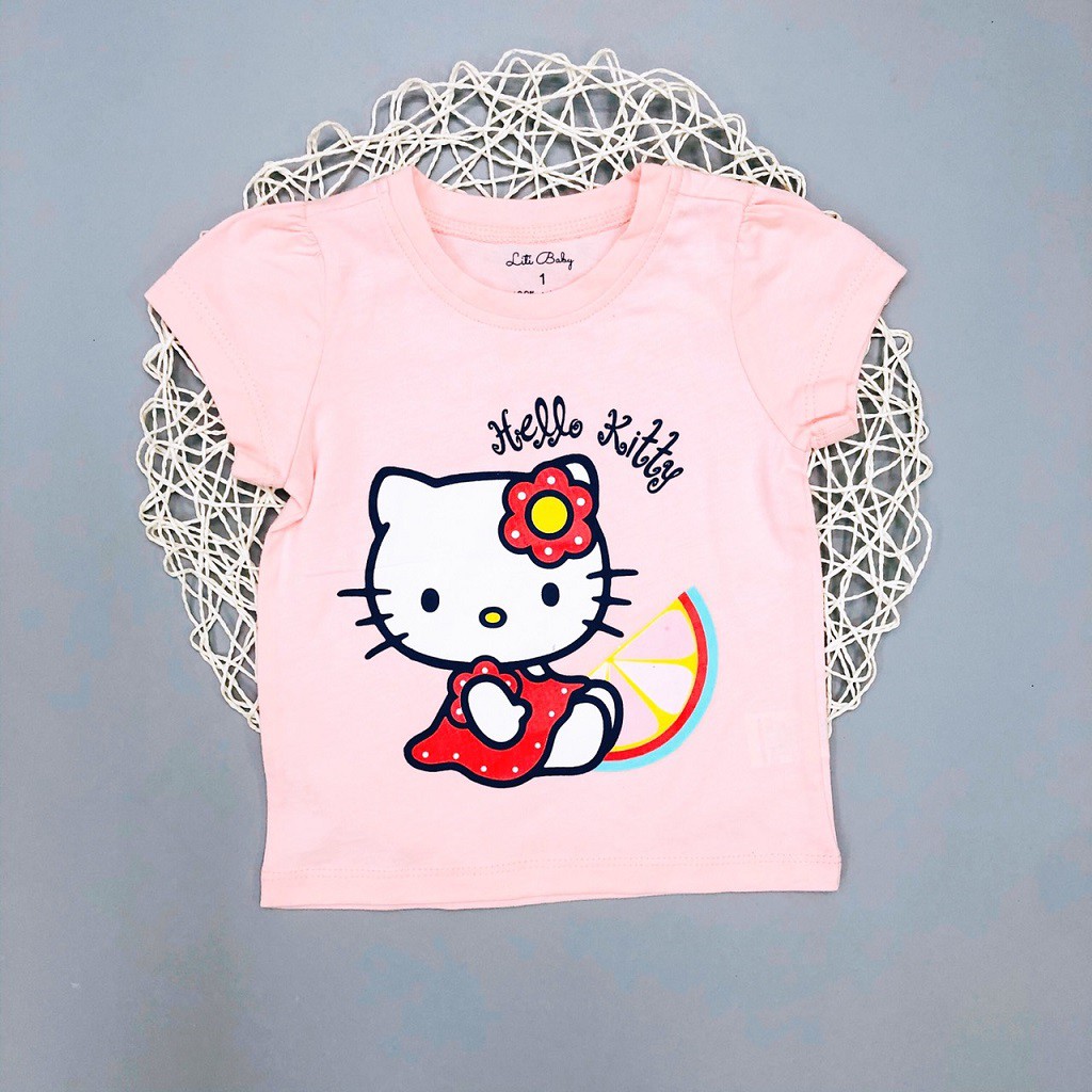 Áo thun cho bé gái, áo phông bé gái chất cotton mềm mát, size 6 - 10 tuổi - SUNKIDS