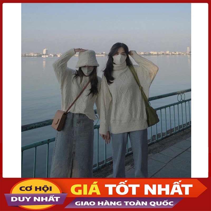 Áo Len Trắng Ánh Kim Tuyến Dày Dặn Hàng Quảng Châu M1052-Violet