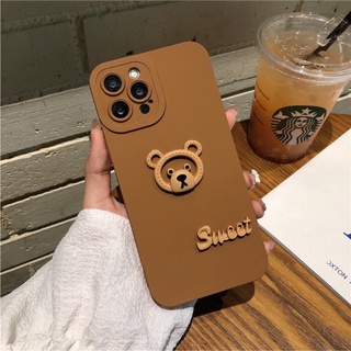 Ốp Lưng Basic Camera Nổi - Mẫu Gấu Sweet Nổi