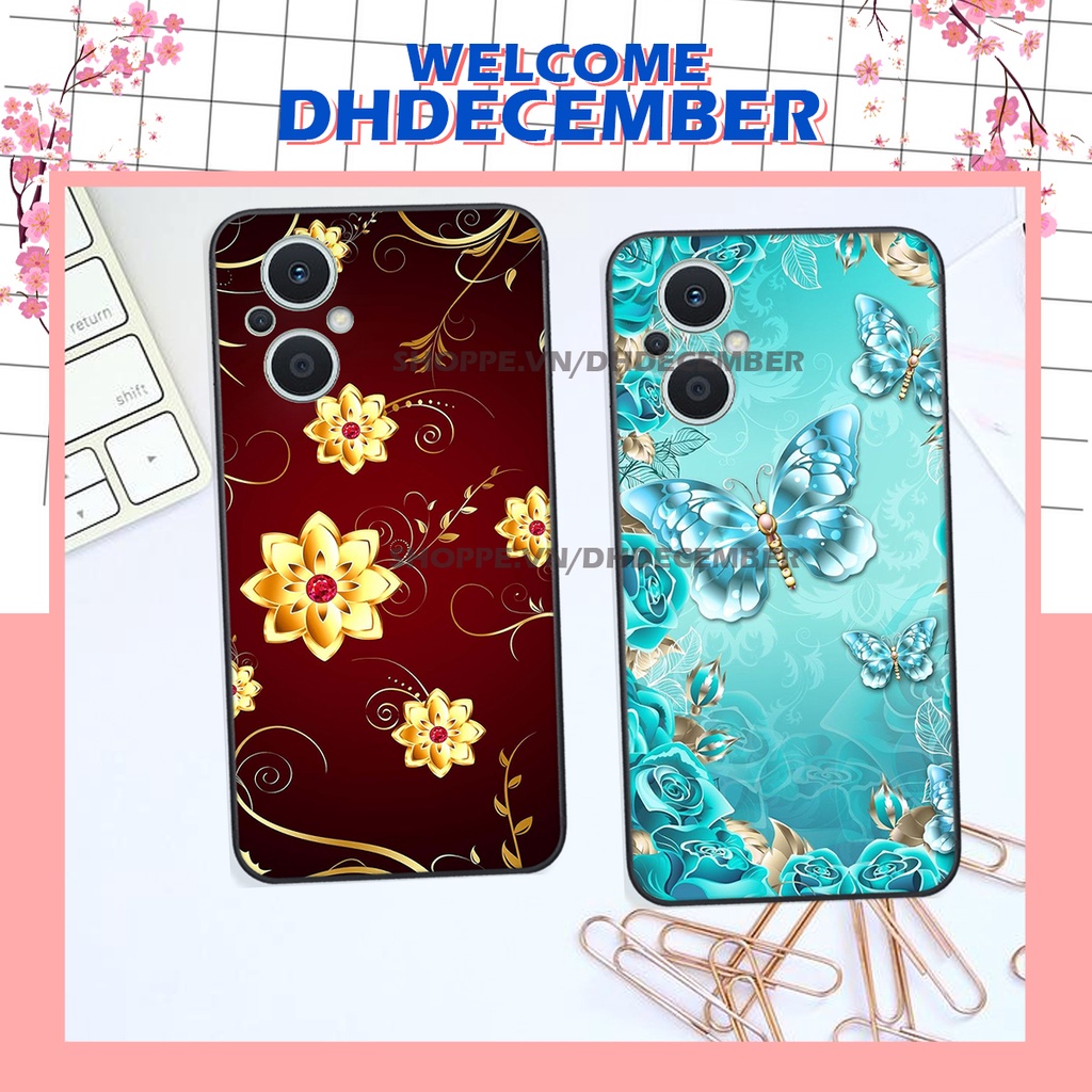 Ốp lưng Oppo RENO 7Z 5G - ỐP BẢO VỆ CAMERA in hình hoa xinh xắn, hiện đại , thời trang ,phong cách