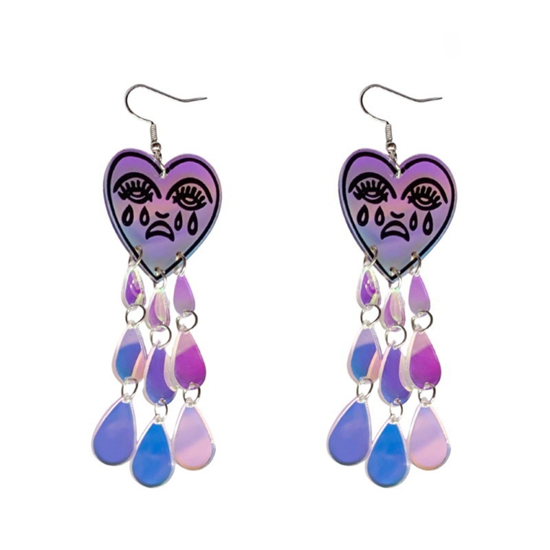 Đôi Khuyên Tai Dài Hình Giọt Nước Thời Trang Cho Nữ