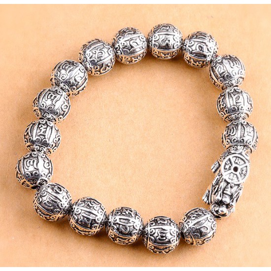 Lắc Tay Tỳ Hưu - Om Mani Padme Hum Tây Tạng - LT124