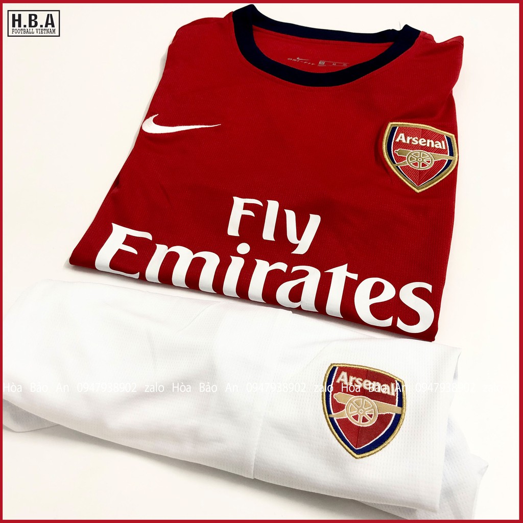 Freeship/Bộ quần áo đá banh ĐT Arsenal màu đỏ hàng cao cấp mùa 20/21