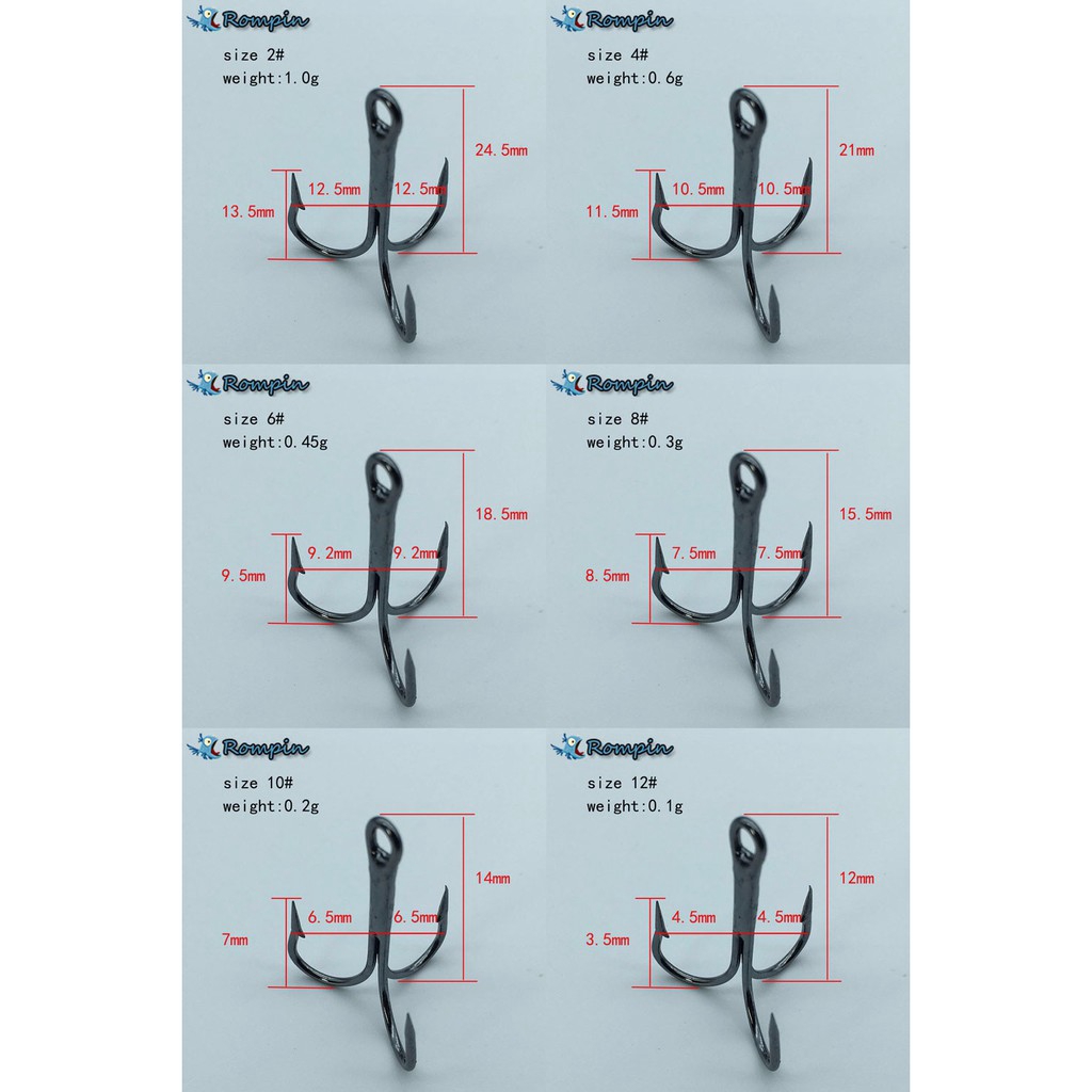 20 Cái Kích Thước 2# 4# 6# 8# 10# 12# Lưỡi Câu Cá Bằng Thép Carbon