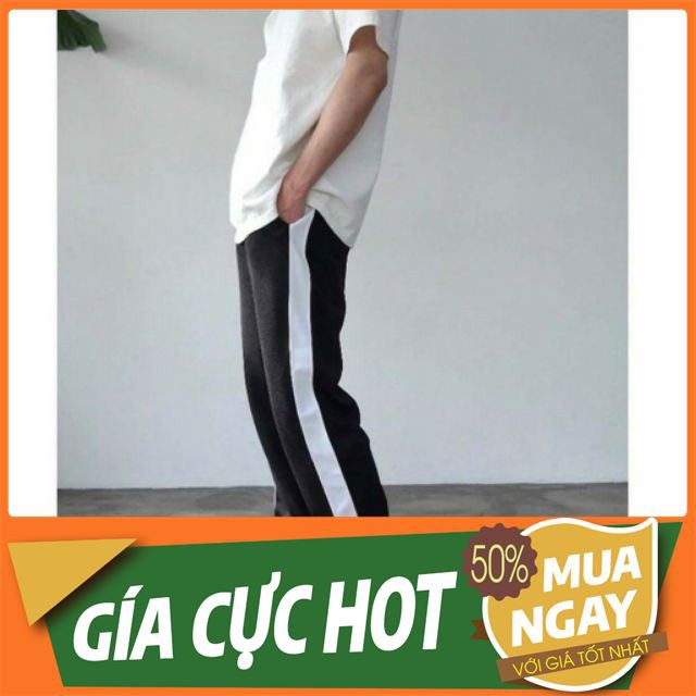 QUẦN 1 SỌC SUÔNG - 1 LINE PANTS UNISEX , áo thun tay lỡ, áo hoddie, quần kaki