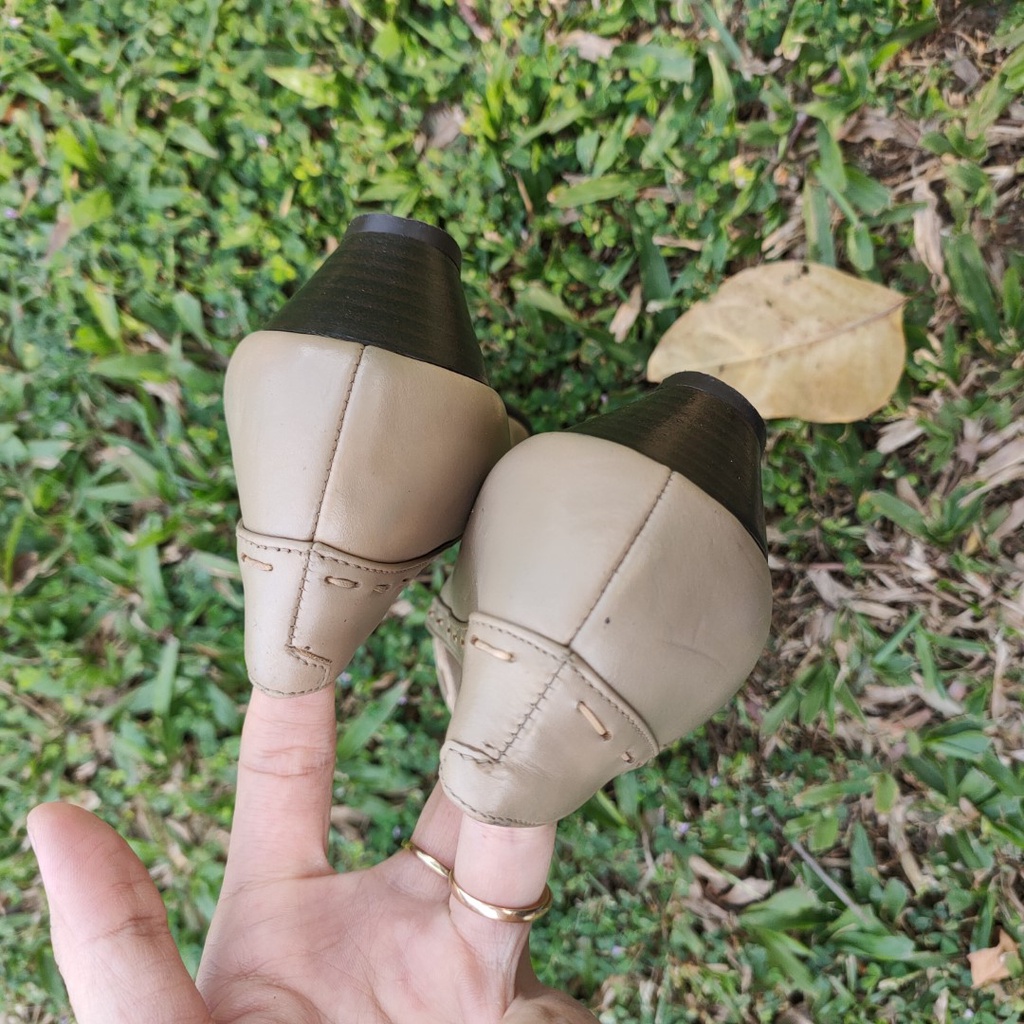 Giày da thật size 38 nguyên bản loại 1 secondhand Đồ Si Bon WS3