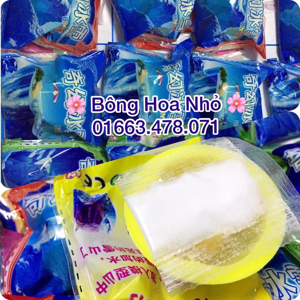 Bột tuyết nhân tạo các loại - nguyên liệu làm slime