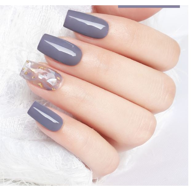 Sơn gel AS chọn lẻ chai 6 màu  tím khói ZH